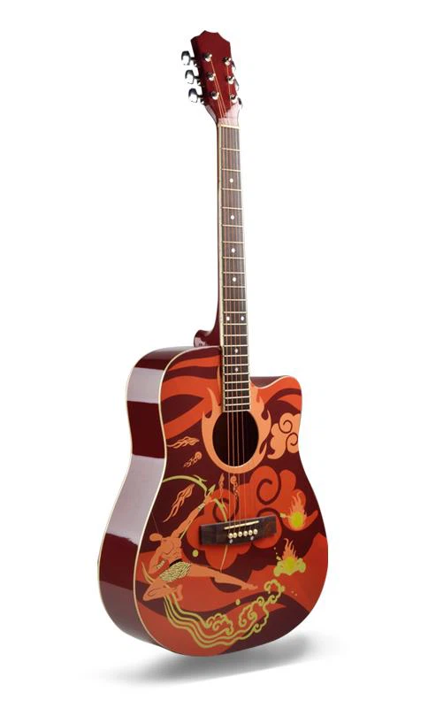 Colourful Acoustic Guitar For Students