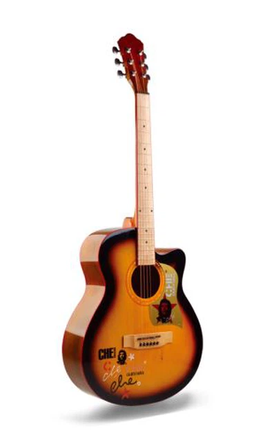 Guitare acoustique d'étudiant d'illustration